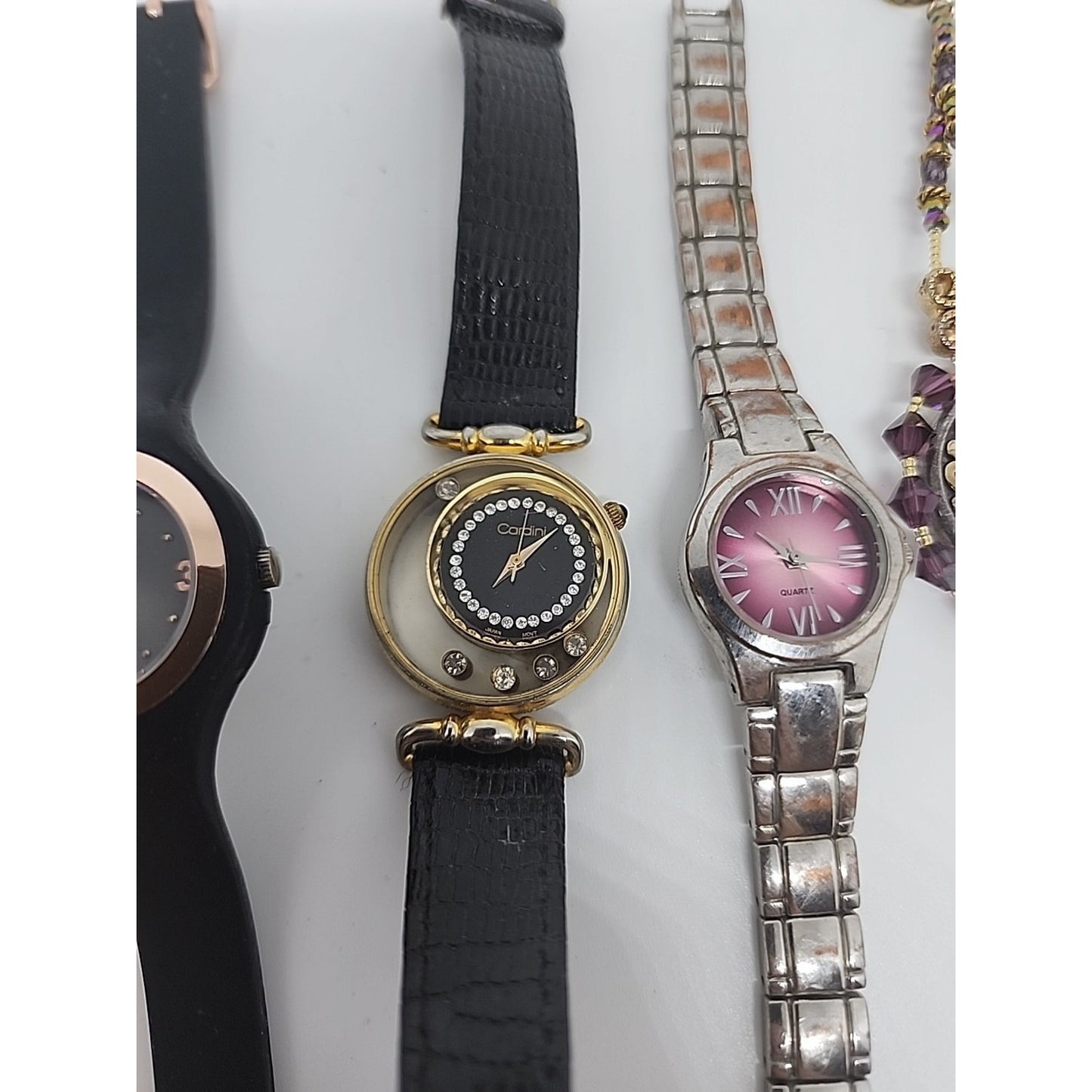 Lot Of 8 Ladies' Watches Need Battery Japan Movement On The Most Of Them