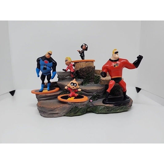 Disney Incredibles PVC Cake Toppers Figures Mixed Lot Of 5