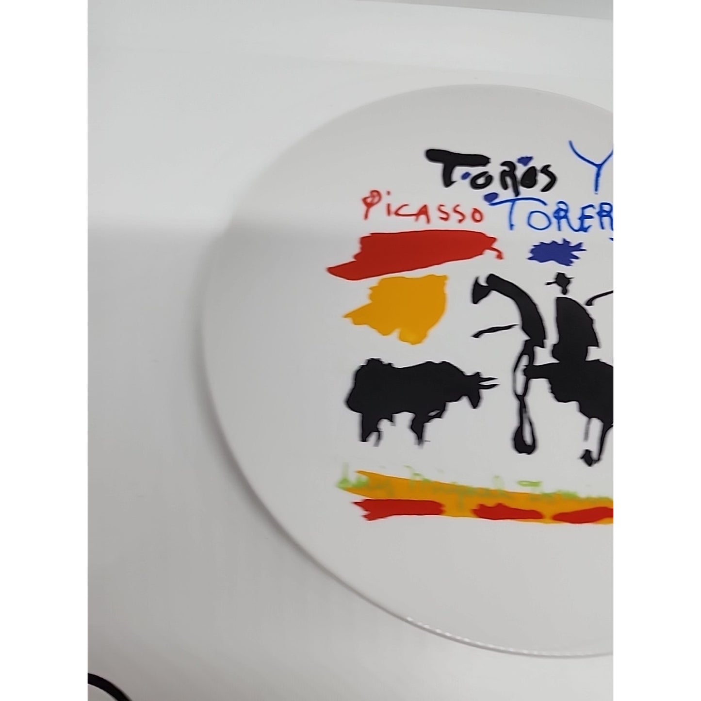 Picasso Tores Toreros Luis Miguel Dominguin XL art plate 2004