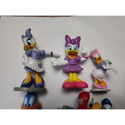 Disney Donald Duck And Daisy Lot Of 6 Assorted Figurines