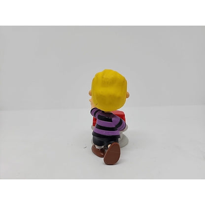 Peanuts Schroeder Character From Charlie Brown Red Piano Toy Figure