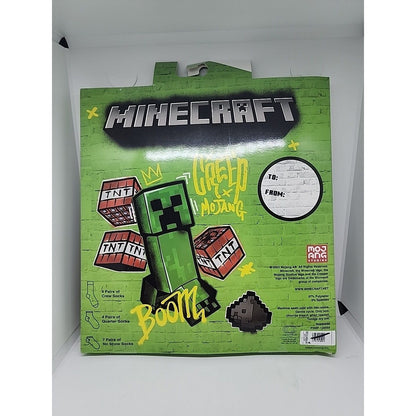 Kids Minecraft 15 Days Of Socks Size L: 3-10 NEW