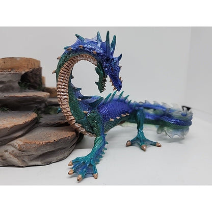 Safari Ltd Mythical Realms Fantasy Series Sea Dragon 2007 Blue Green [Brand New]