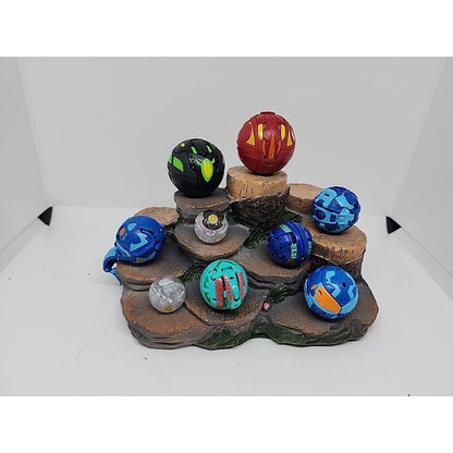 Lot of 9 Bakugan Battle Brawlers Transforming Toys Mini Figures