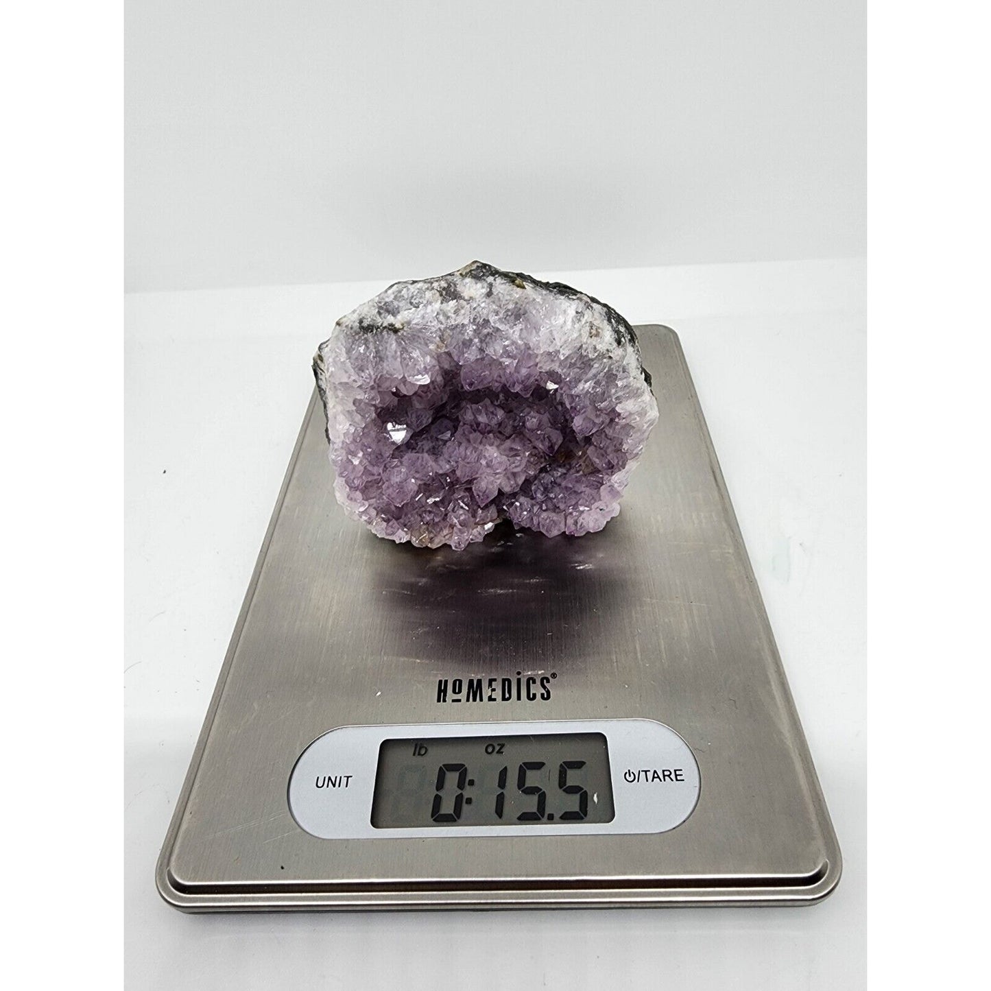 15.5oz / 440g Natural Amethyst Mineral Specimen Quartz Crystal Cluster