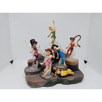 Disney Store Fairies Deluxe 6 Figurine Playset Tinkerbell Periwinkle F001