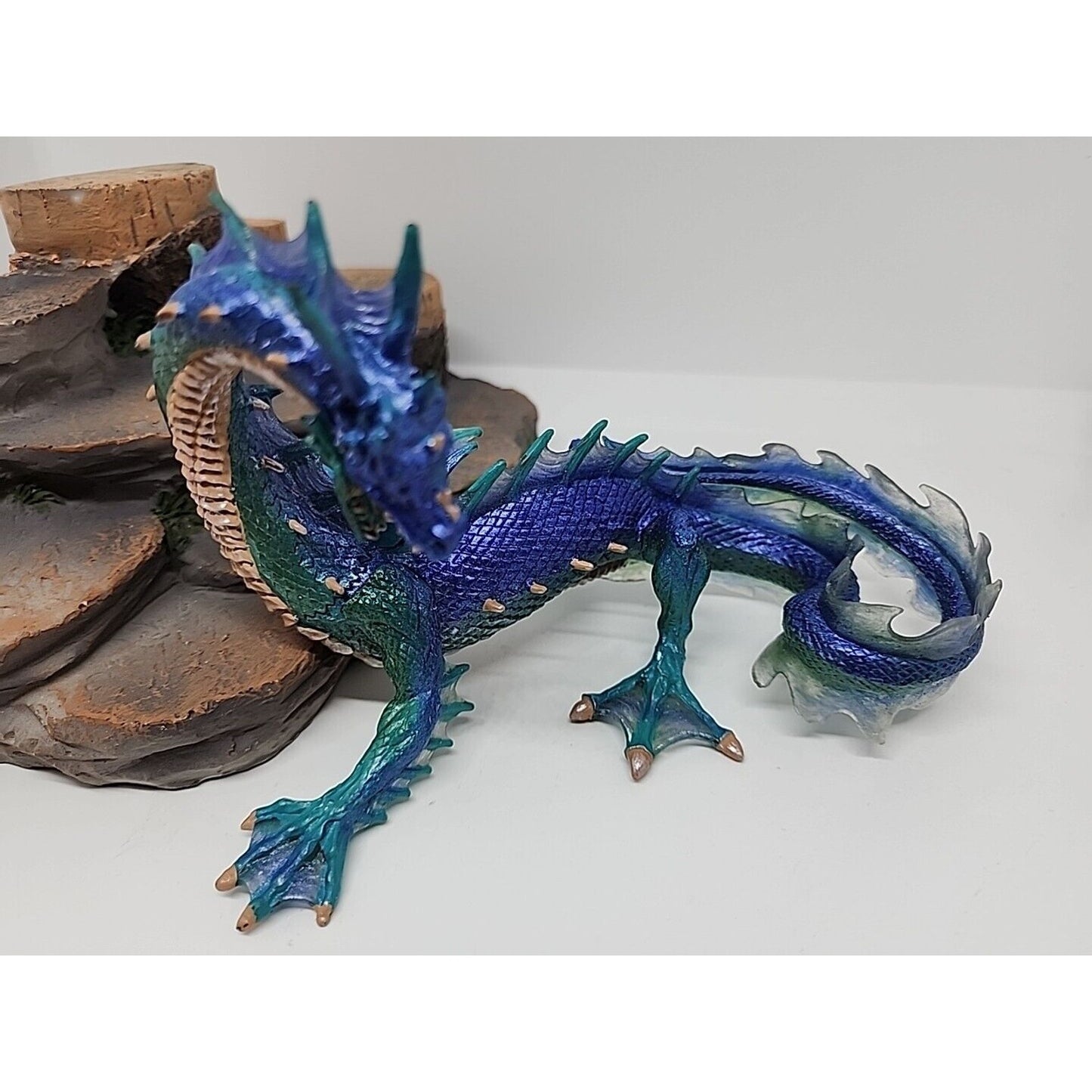 Safari Ltd Mythical Realms Fantasy Series Sea Dragon 2007 Blue Green [Brand New]