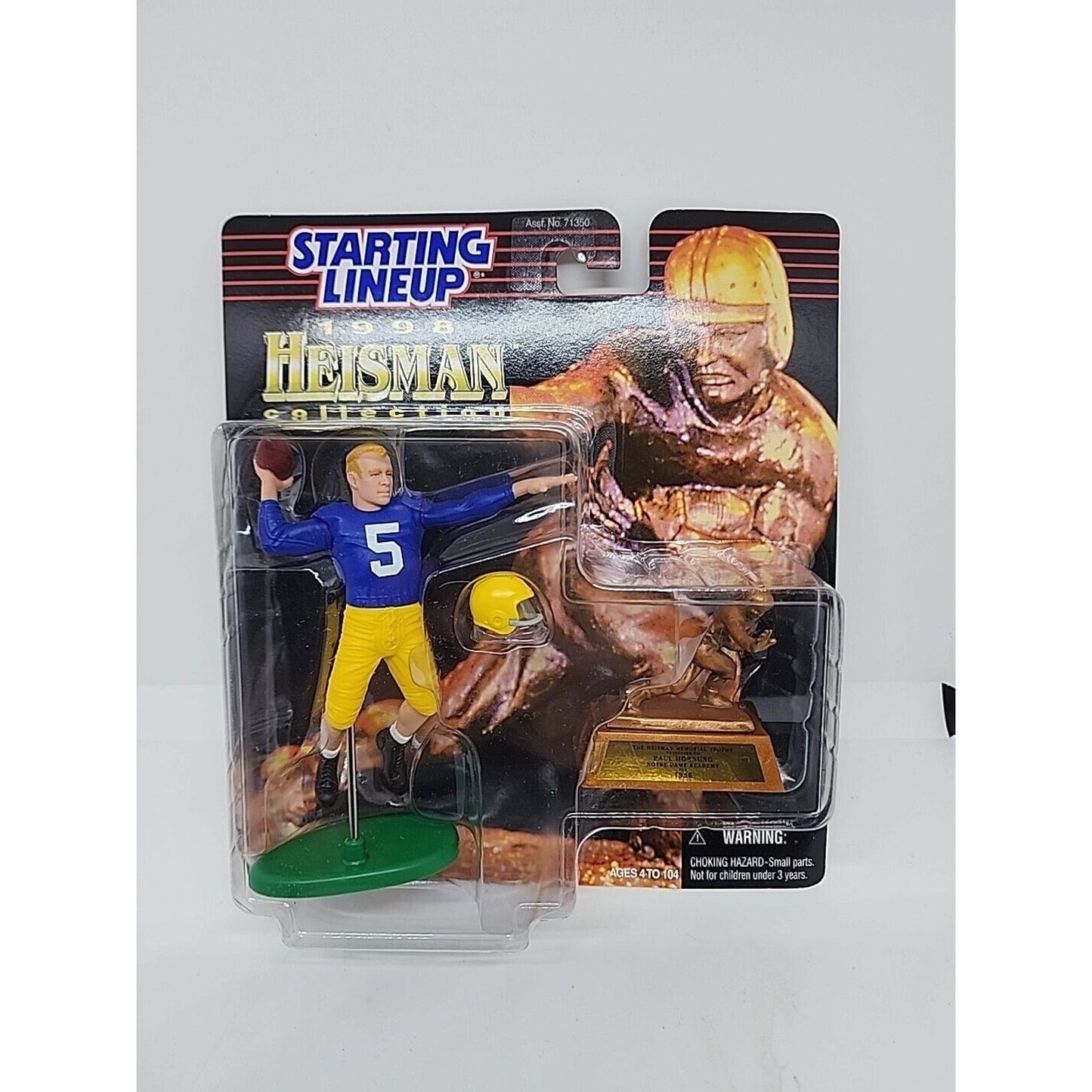 1998 Starting Lineup SLU Heisman Collection Paul Hornung Notre Dame Figure