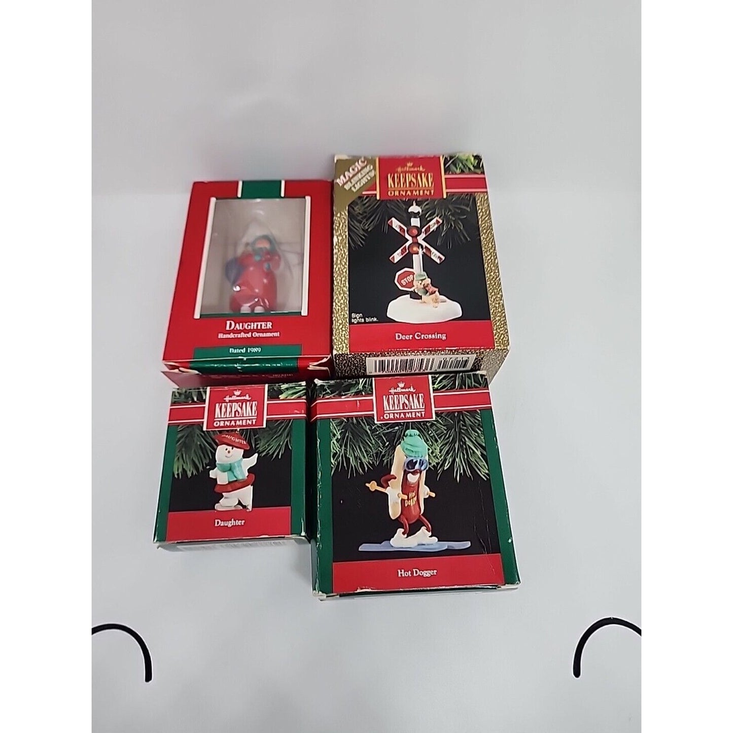 Vintage Hallmark Keepsake Ornament Lot Of 4 Collectors Series Handcrafted