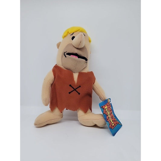 Vtg. 2004 Flinstone Barney 8'' Toy Factory Plush Toy with W/ Tags Hanna Barbera