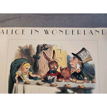 Alice in Wonderland - Tea Party by John Tenniel (76cm x 61cm)