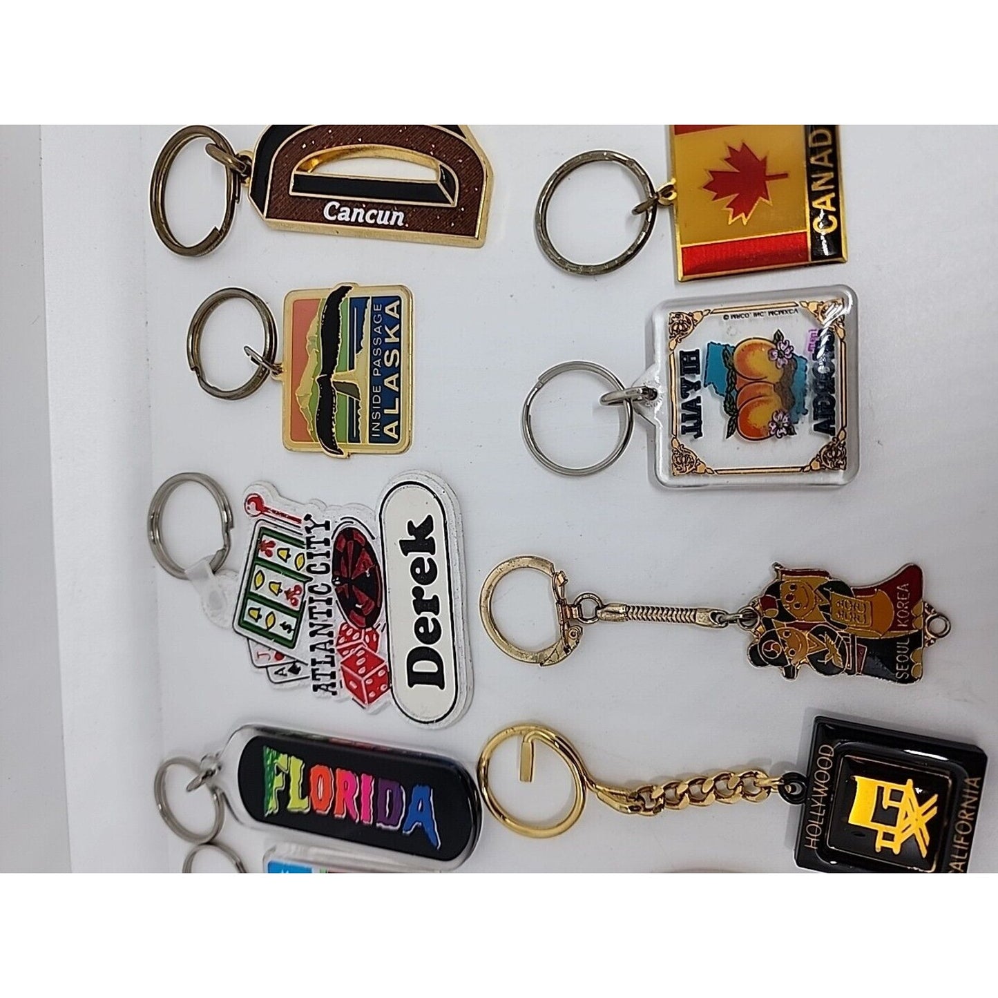 Lot 13 Keychains Travel Destinations Vacation souvenirs