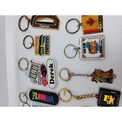 Lot 13 Keychains Travel Destinations Vacation souvenirs