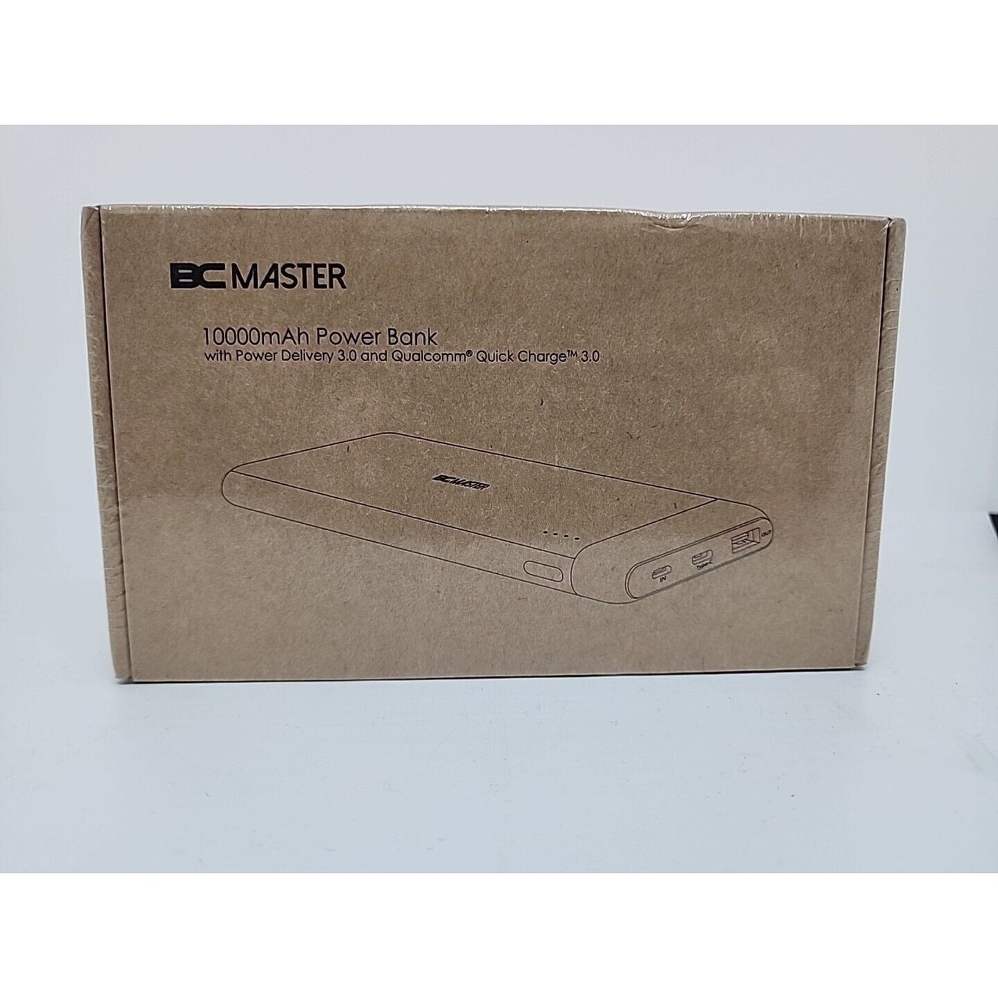 NIB BC MASTER GREEN 10000mAH POWER BANK PD 3.0 18W & QUALCOMM QUICK CHARGE 3.O