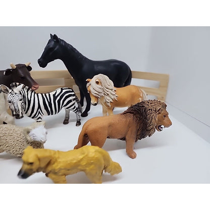 Schleich animal x 5 & 5 Other Farm Animal And A Lion