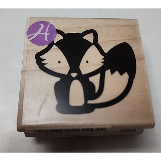 Fox Wood-Mounted Rubber Stamp