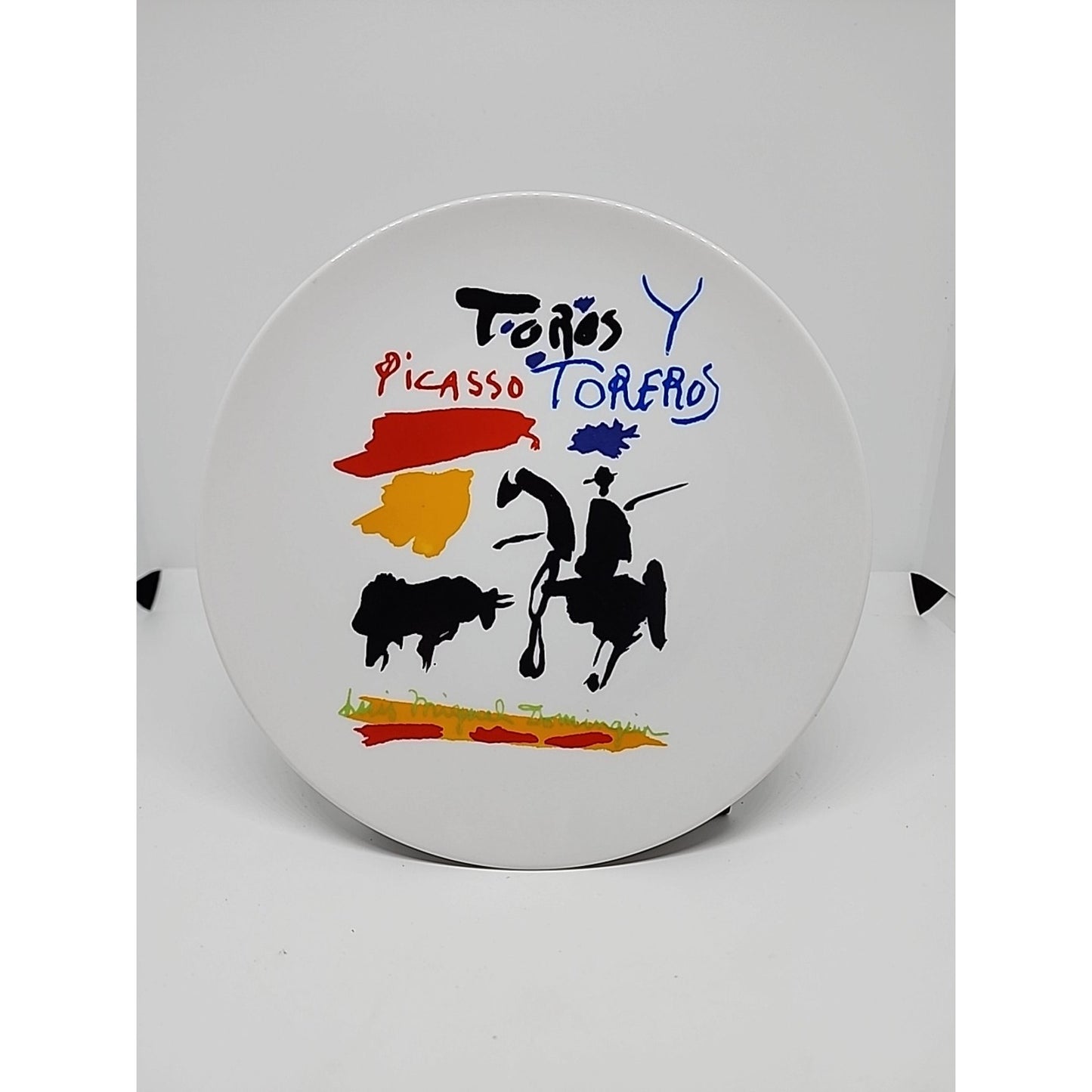 Picasso Tores Toreros Luis Miguel Dominguin XL art plate 2004