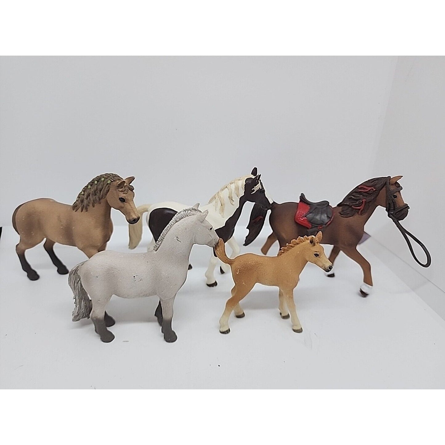 Schleich Horse Figures Lot Of 5