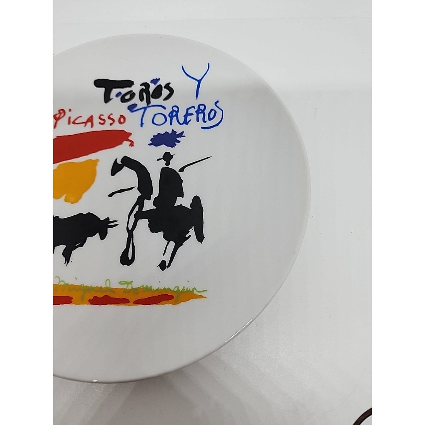 Picasso Tores Toreros Luis Miguel Dominguin XL art plate 2004