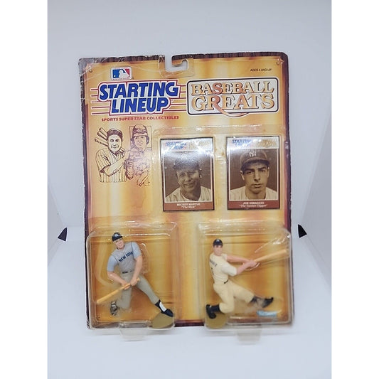 1989 Starting Lineup Mickey Mantle & Joe Dimaggio new in package