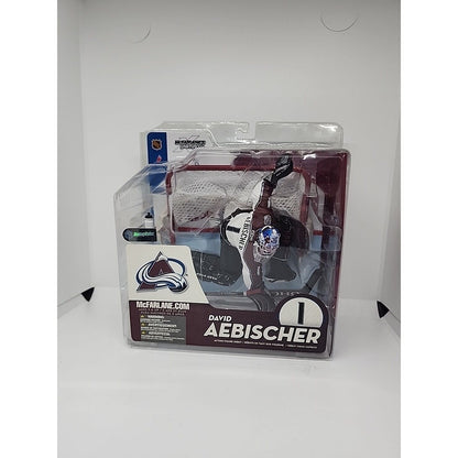 NHL David Aebischer Action Figure Colorado Avalanche Goalie #1 McFarlane NEW