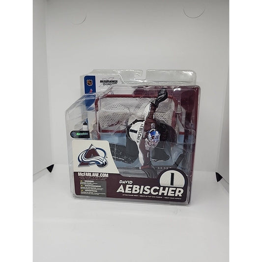 NHL David Aebischer Action Figure Colorado Avalanche Goalie #1 McFarlane NEW