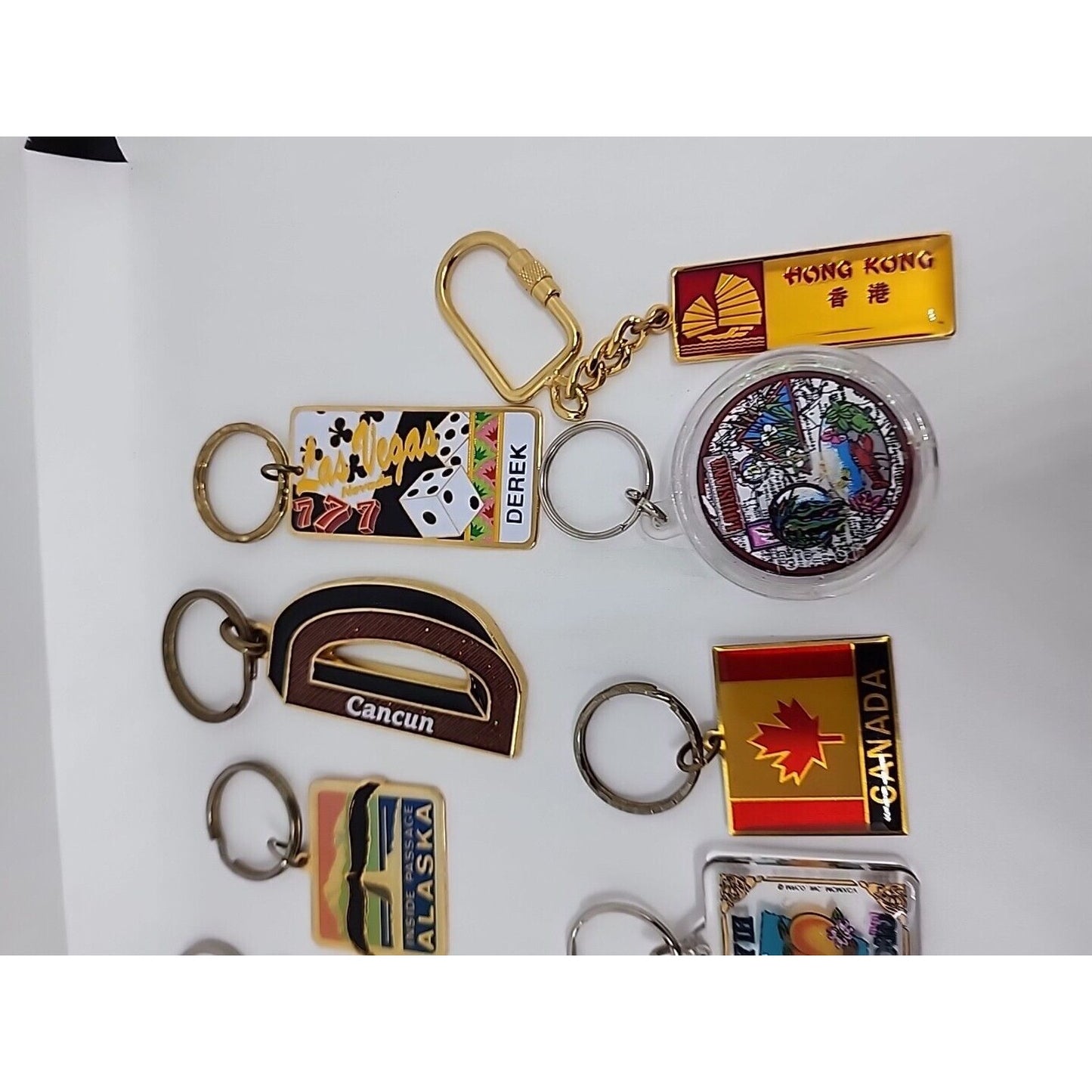 Lot 13 Keychains Travel Destinations Vacation souvenirs