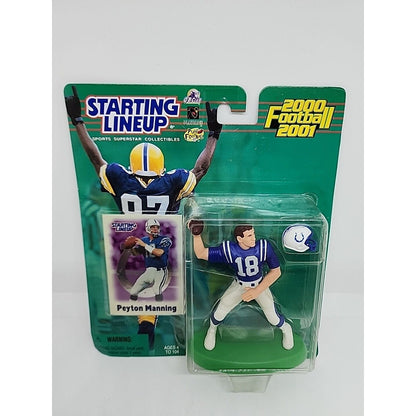 2000-2001 PEYTON MANNING Starting Lineup Figure (Indianapolis Colts) NEW (Blue)