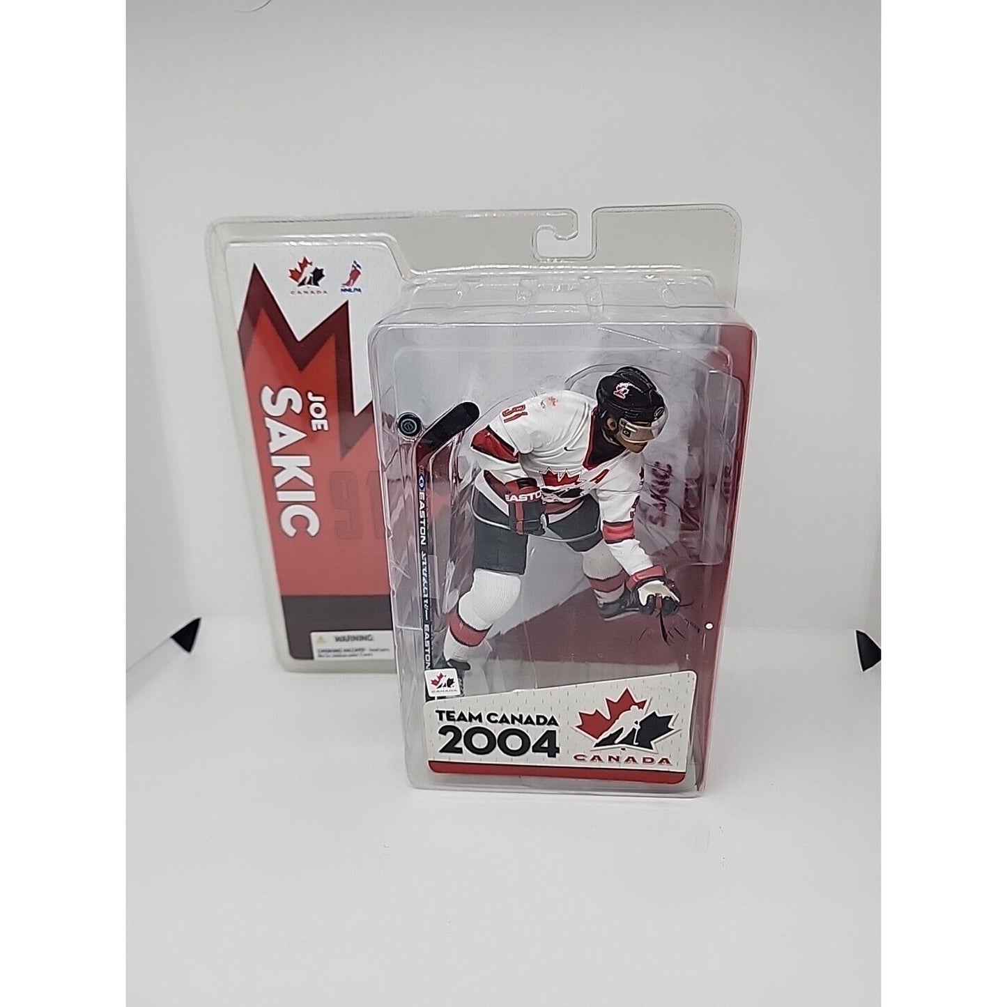 McFarlane NHL Joe Sakic White Jersey Team Canada 2004 Figure