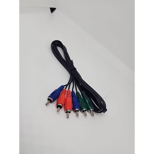 6FT COMPONENT VIDEO CABLE WITH AUDIO 5 RCA RED GREEN BLUE RGB for HDTV DVD VCR