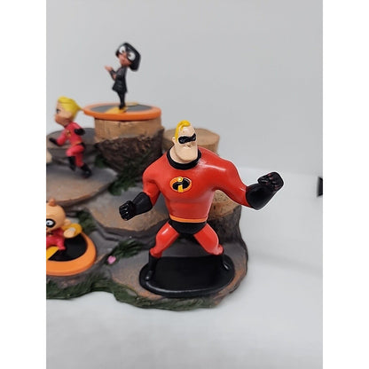 Disney Incredibles PVC Cake Toppers Figures Mixed Lot Of 5