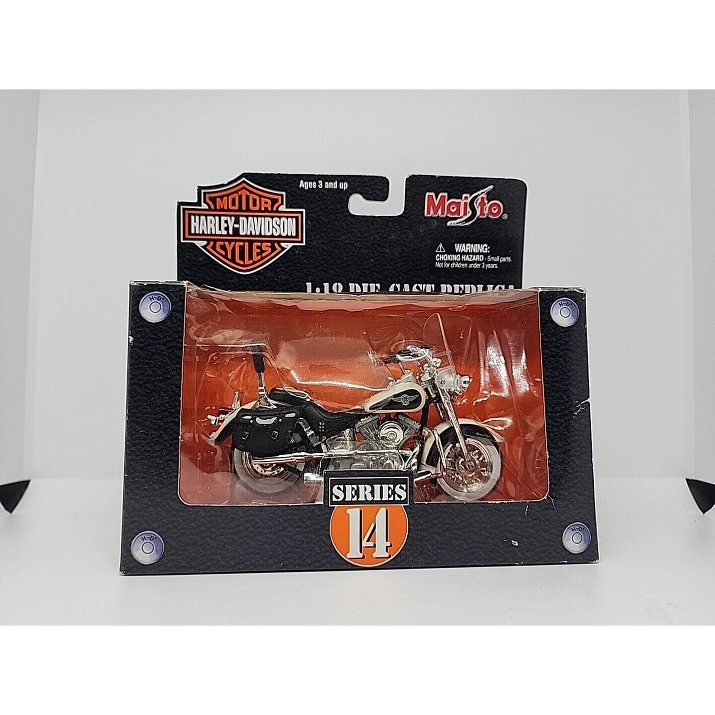 Maisto Harley Davidson Motorcycles Series 14 1:18 Diecast 1993 Heritage Softail