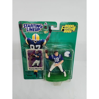 2000-2001 PEYTON MANNING Starting Lineup Figure (Indianapolis Colts) NEW (Blue)