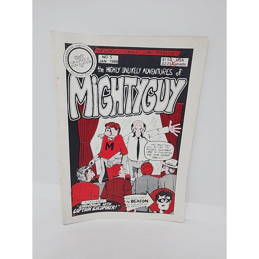 the highly unlikely adventures of mightyguy #5 C & T graphics publication 1988