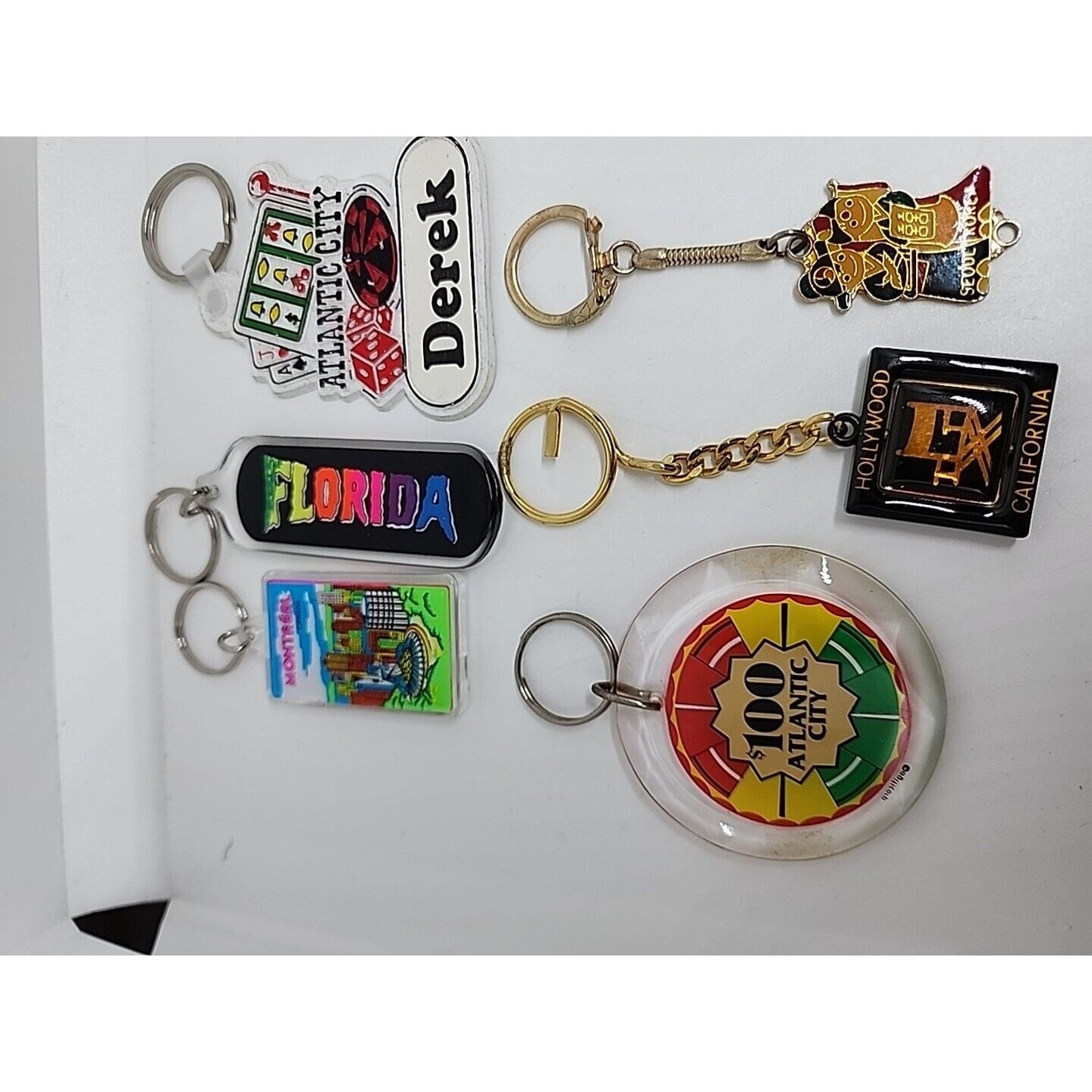 Lot 13 Keychains Travel Destinations Vacation souvenirs