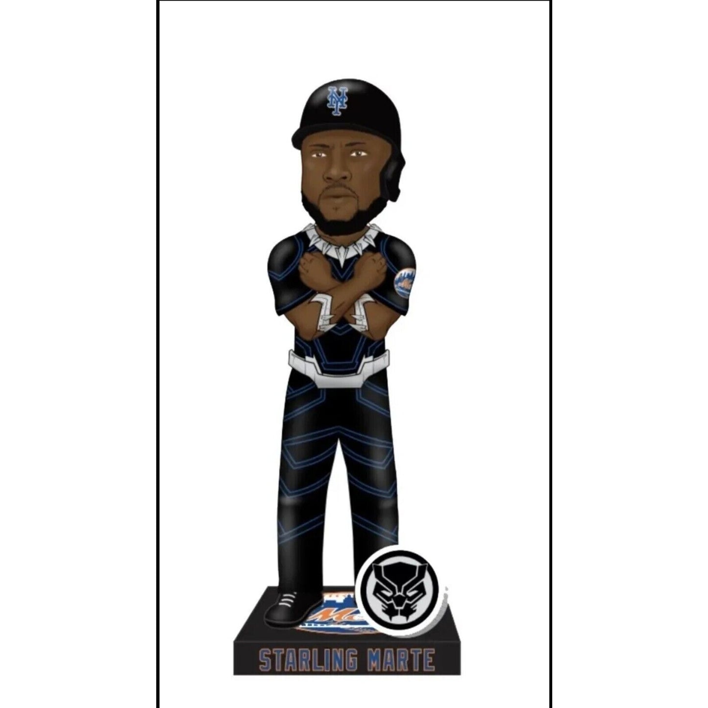 Starling Marte Black Panther Bobblehead 2023 SGA New York Mets